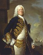 Thomas Hudson Portrait of John Byng oil on canvas